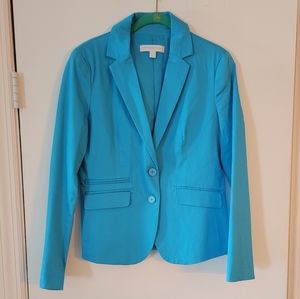 New York & Co Turquoise Blazer Size 10